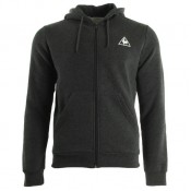 Paris Le Coq Sportif Ailier Fz Hood Brushed M Dark Heather Grey Gris Sweats Homme